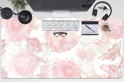 Sous-main bureau Motif floral