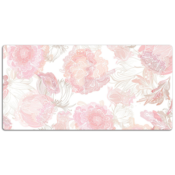 Sous-main bureau Motif floral