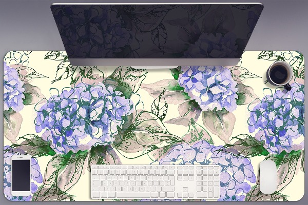 Sous main de bureau Hortensia