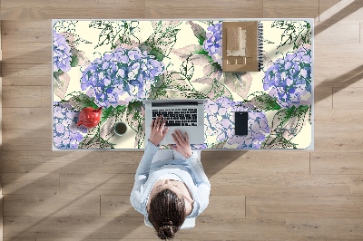 Sous main de bureau Hortensia