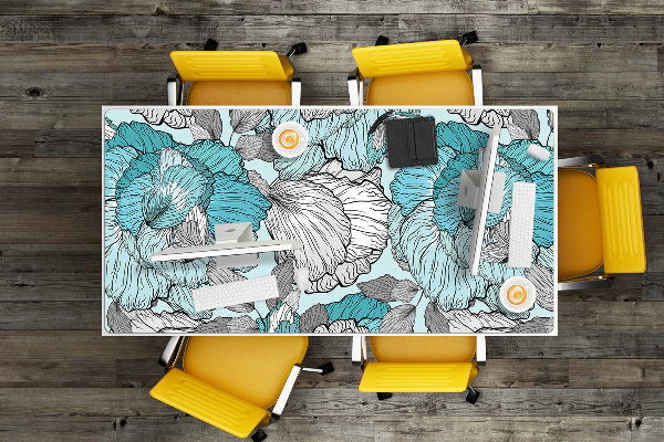 Sous-main bureau Composition florale