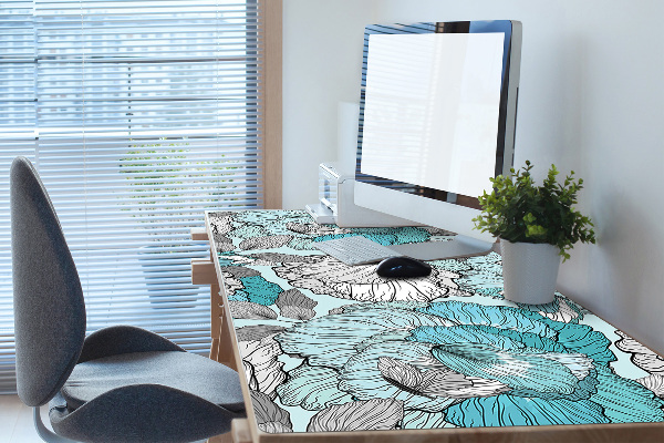 Sous-main bureau Composition florale