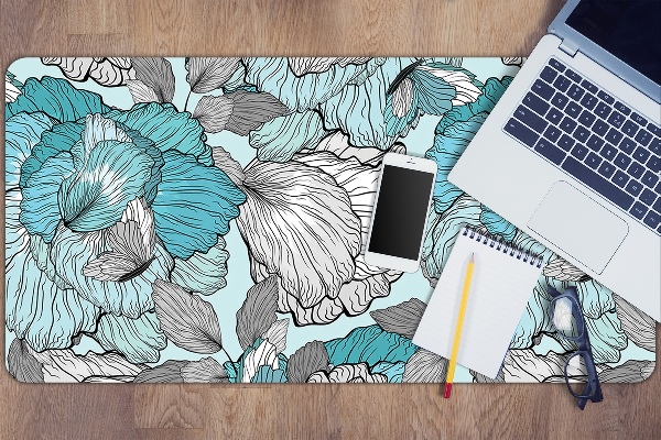 Sous-main bureau Composition florale