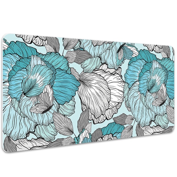 Sous-main bureau Composition florale