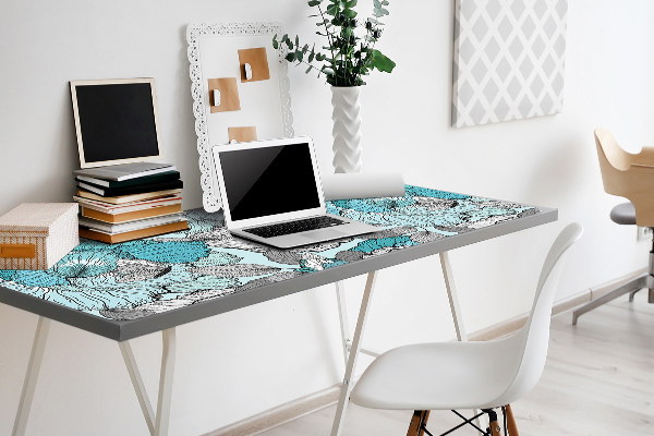 Sous-main bureau Composition florale