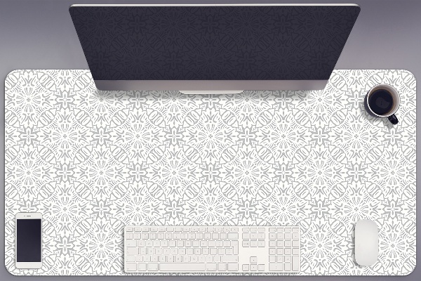 Protège bureau Ornement floral