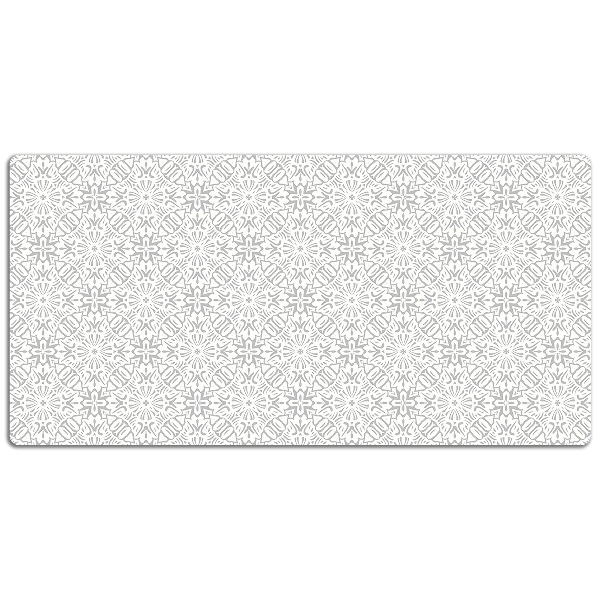 Protège bureau Ornement floral