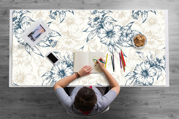 Tapis de bureau Art floral