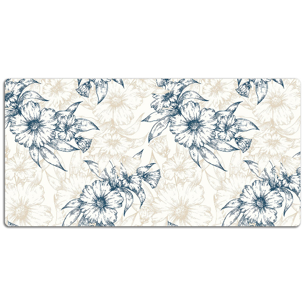 Tapis de bureau Art floral