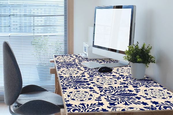 Sous-main bureau Modèle bleu