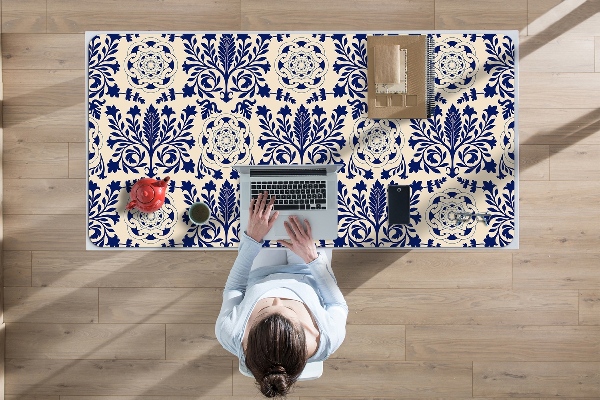 Sous-main bureau Modèle bleu