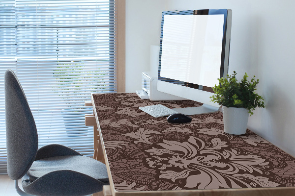 Sous-main bureau Modèle de style damassé