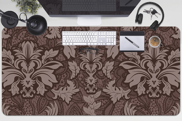 Sous-main bureau Modèle de style damassé