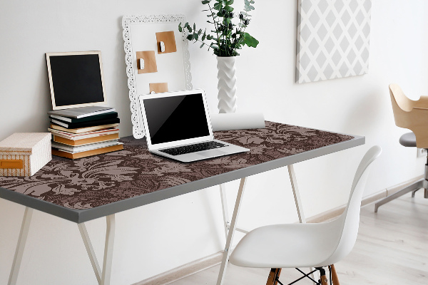 Sous-main bureau Modèle de style damassé