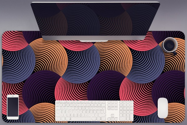Sous main de bureau Modèle coloré