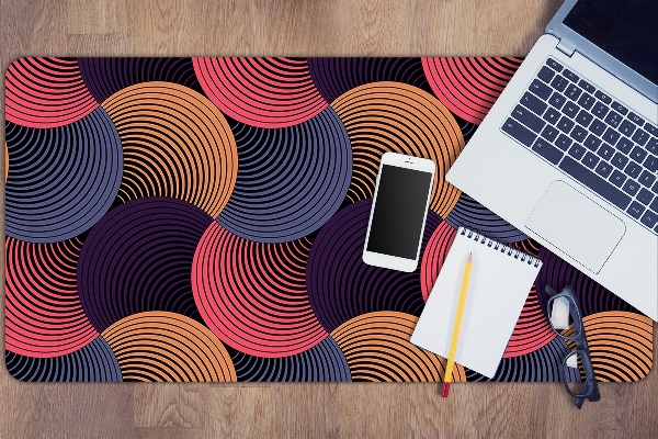 Sous main de bureau Modèle coloré