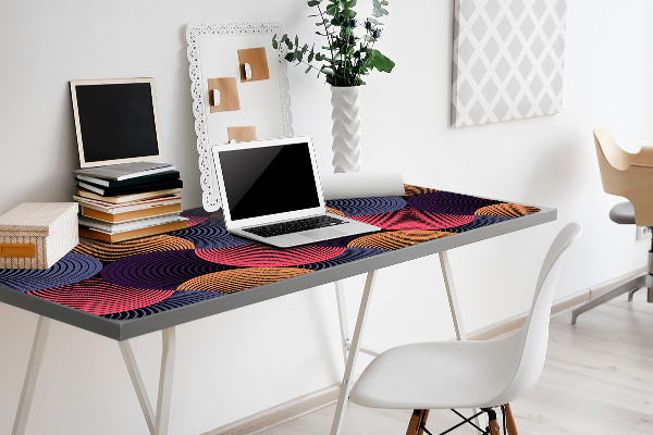 Sous main de bureau Modèle coloré