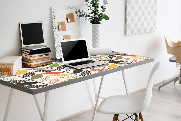 Sous main de bureau Modèle coloré