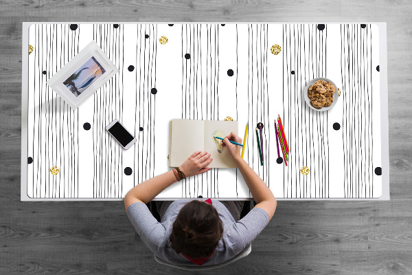 Sous main de bureau Lignes minces