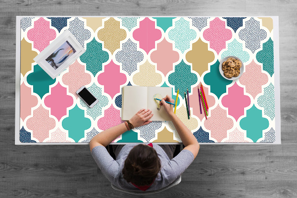Sous main de bureau Modèle coloré