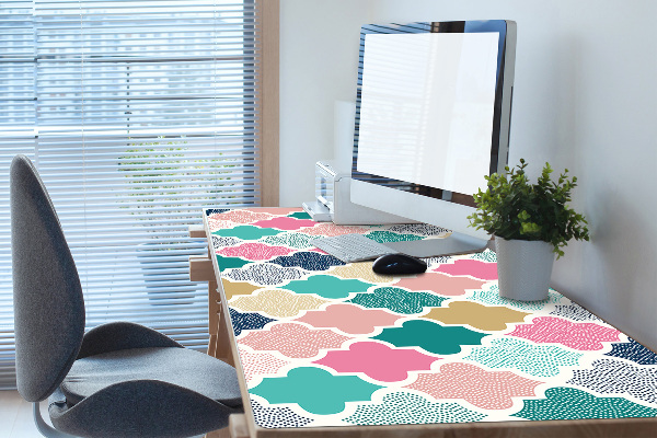 Sous main de bureau Modèle coloré