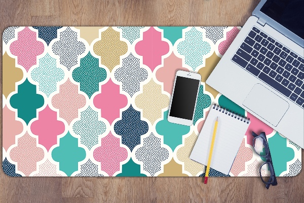 Sous main de bureau Modèle coloré