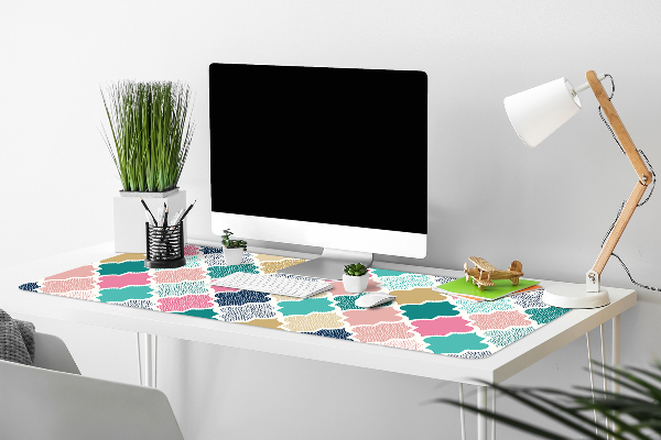 Sous main de bureau Modèle coloré