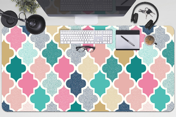 Sous main de bureau Modèle coloré