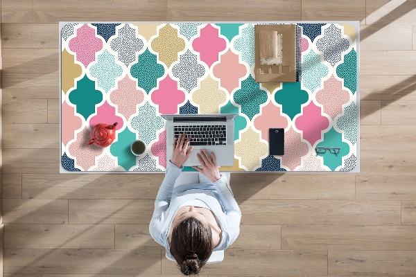Sous main de bureau Modèle coloré