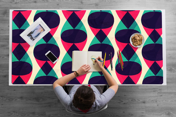 Sous main de bureau Modèle coloré
