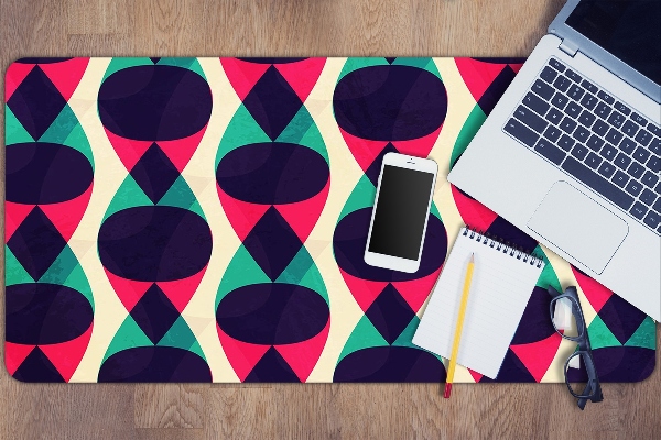 Sous main de bureau Modèle coloré