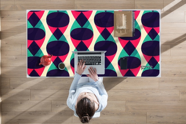 Sous main de bureau Modèle coloré