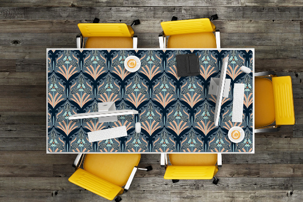 Sous-main bureau Fleurs vintage