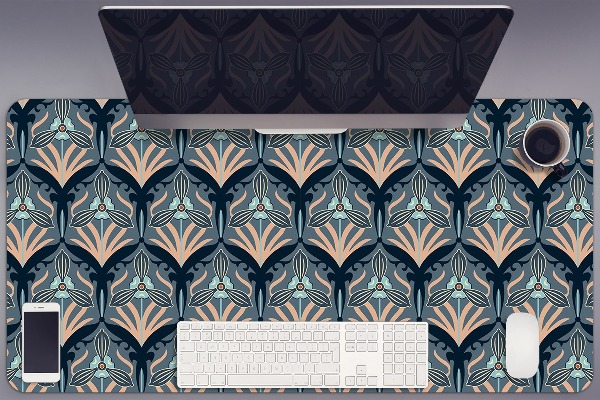 Sous-main bureau Fleurs vintage