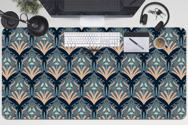 Sous-main bureau Fleurs vintage