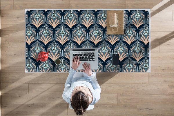 Sous-main bureau Fleurs vintage