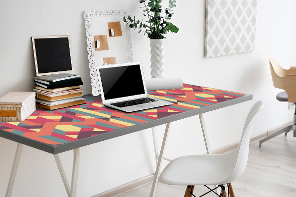 Sous-main bureau Lignes colorées