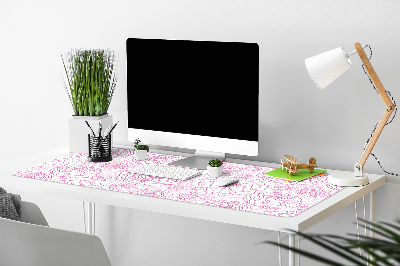 Sous main de bureau Fleurs roses