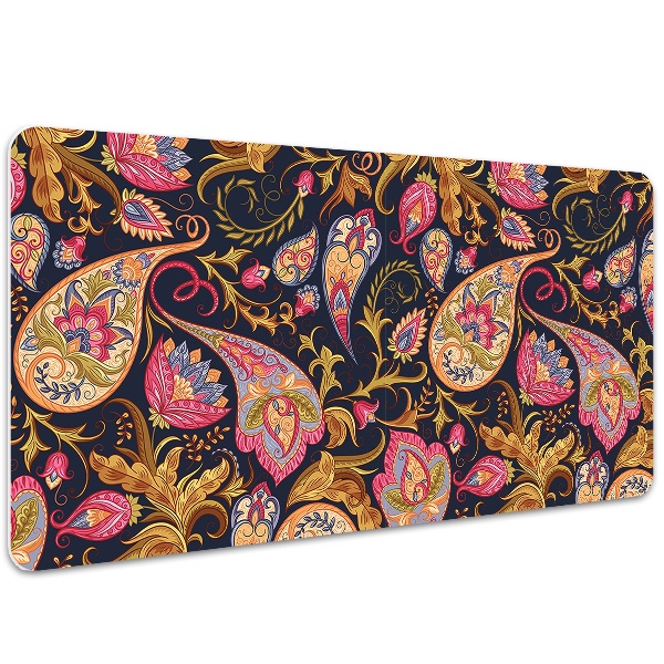Sous-main bureau Paisley coloré