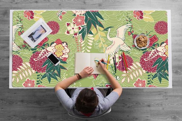 Sous main de bureau la faune et la flore