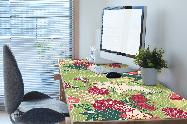 Sous main de bureau la faune et la flore