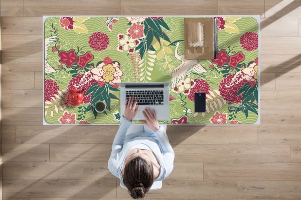 Sous main de bureau la faune et la flore