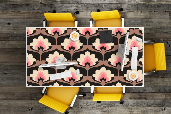 Sous main de bureau Motif floral