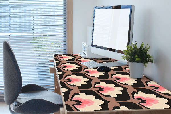 Sous main de bureau Motif floral