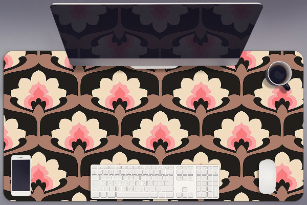 Sous main de bureau Motif floral