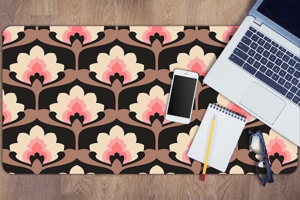 Sous main de bureau Motif floral