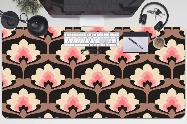 Sous main de bureau Motif floral