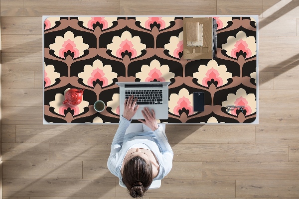 Sous main de bureau Motif floral