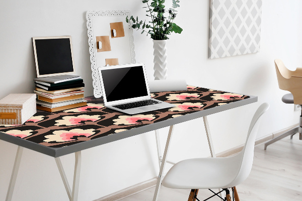 Sous main de bureau Motif floral