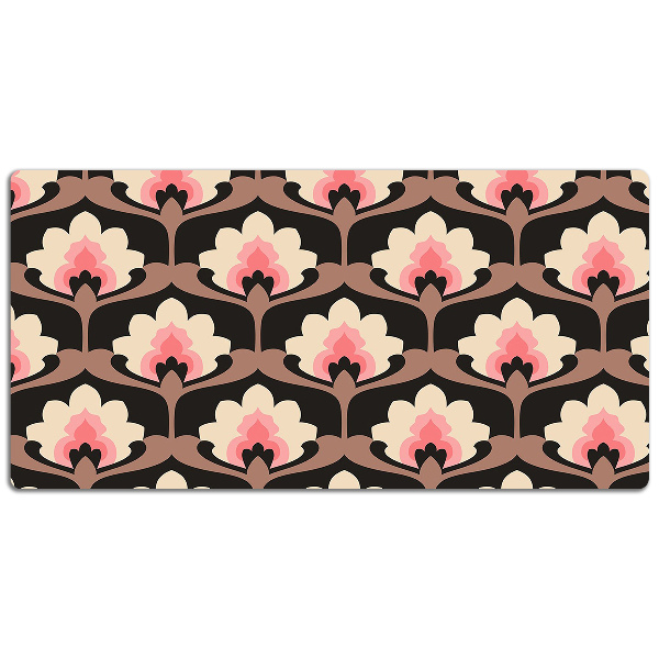 Sous main de bureau Motif floral
